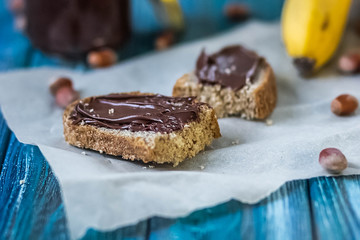 nutella sandwiches