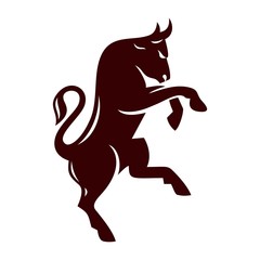 bull logo template. - 131461752