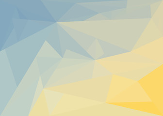 abstract background with yellow-blue triangles