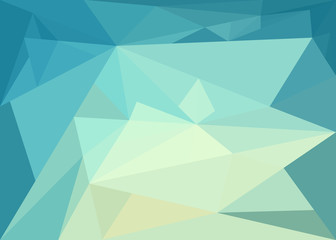 Obraz premium abstract background with turquoise triangles