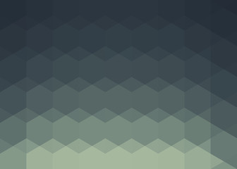 Obraz premium pattern of hexagons green with turquoise reflex