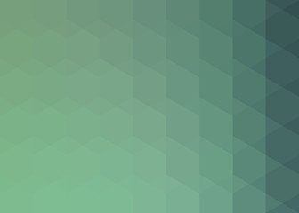 turquoise pattern of hexagons and triangles