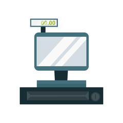 Cash dispenser vector illustration.