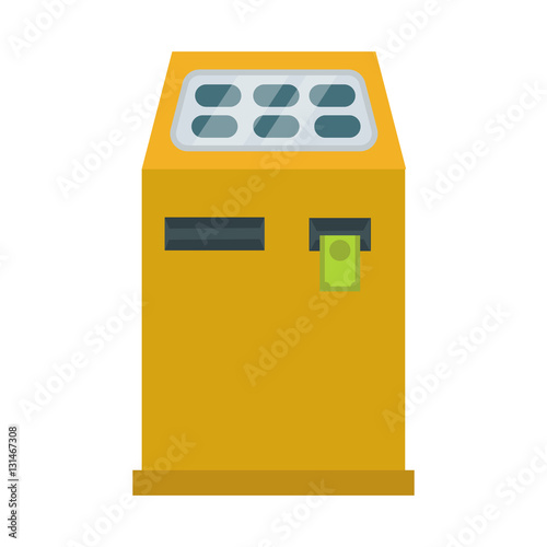 "ATM cash dispenser vector illustration." fichier vectoriel libre de