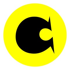 letter C logo vector