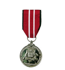 Australian Defence Medal issued by the Australian Government for