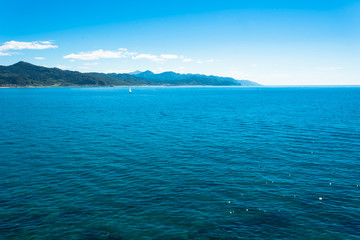 穏やかな海（山形県鼠ヶ関）