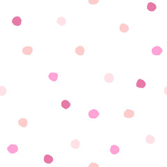 Paint drops seamless pattern. Vector hand drawn background
