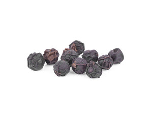black pepper  on white background