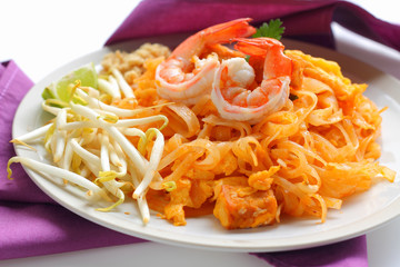 Pad thai shrimp.