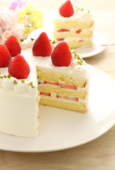 苺のショートケーキ
