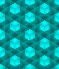 Fototapeta premium Seamless 3D pattern