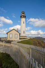 Pigeon Point Light Station State Historic Park. Pescadero, Central California Coast, USA.
