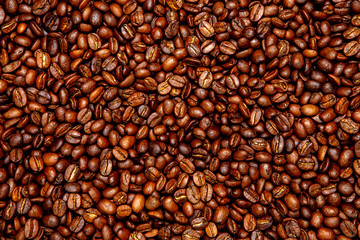 roasted coffee beans background