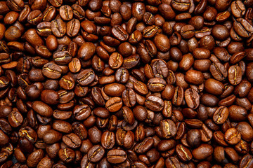 roasted coffee beans background