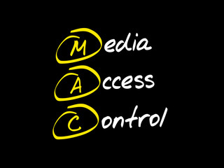 MAC Media Access Control, acronym concept