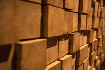 the wooden blocks abstract