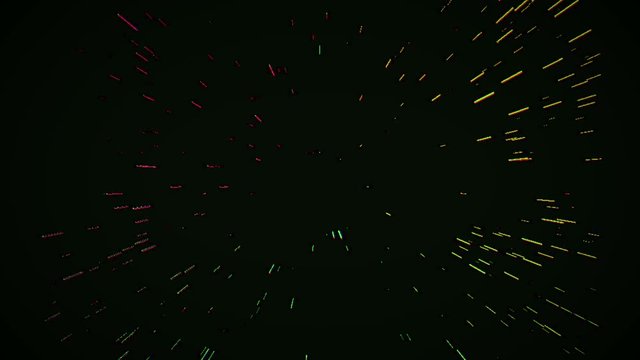 Retro 8-bit Computer Graphics Colorful Pixel Waves. Set of 4 different clips.
