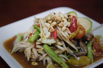 papaya salad Thai food