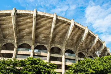 Fotobehang Stadion Arena voetbal geweldig en mooi constructie gebouw