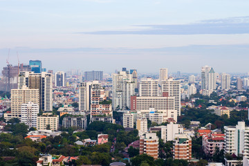 Fototapeta na wymiar City view of Bangkok, Thailand