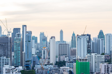 Fototapeta premium City view of Bangkok, Thailand