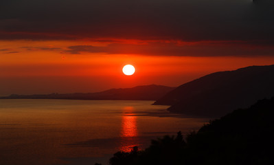 Sunset in Gagra, Abkhazia