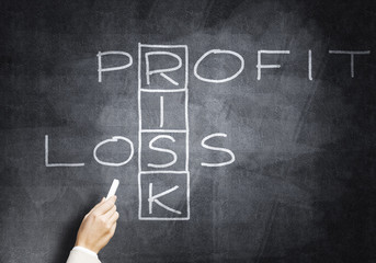 Woman draw crossword