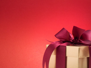 Chinese new year festival decorations, Flat lay chinese new year red paper art and craft paper.