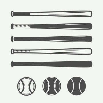 Vintage baseball logos, emblems, badges and design elements. 