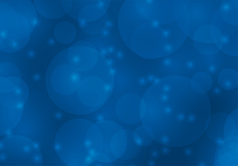 Abstract Blue Bokeh blur background