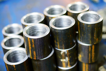 Steel sleeve. Details made lathe.