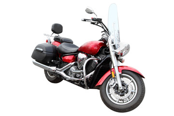 Fototapeta premium Red motorcycle.