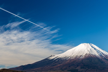 The Mt.Fuji.The shooting location is Lake Yamanakako, Yamanashi prefecture Japan.