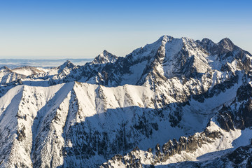 Tatra giants in winter.