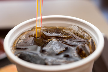 Coka cola in ice