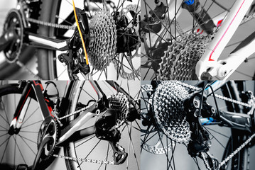 A selection frame bike parts veloservis