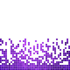 abstract vector square pixel mosaic background