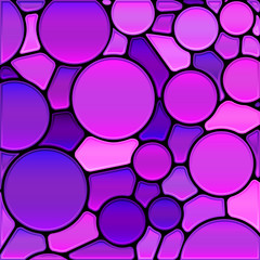 abstract vector stained-glass mosaic background