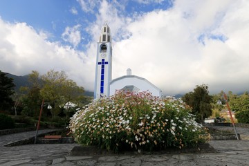 CHURCH IN CILAOS, REUNION ISLAND, FRANCE - 

