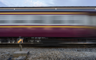 Train Running Fast