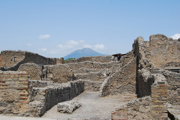 Fototapeta na wymiar Pompei Italia - La Città Eterna 