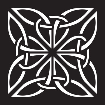 Celtic pattern. Element of Celtic or Irish ornament
