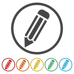 Pencil Icon Vector set 