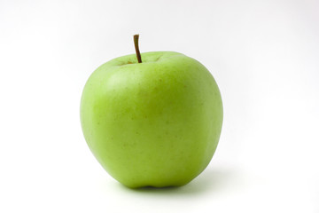 Green apple, isolated on white background