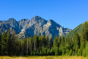 High Tatra mountains in lesser Poland