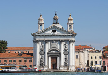 Fototapeta na wymiar Église Santa Maria del Rosario o dei Gesuati Venise Italie