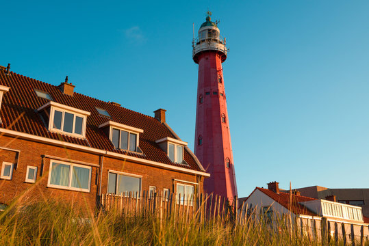 Scheveningen Lighthouse in Netherlands