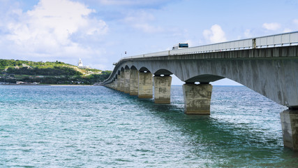 Fototapeta na wymiar Sightseeing View of The Kouri Bridge