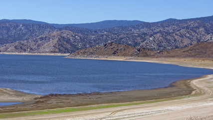 Lake Isabella vista in the Kern River area of Central California, U.S.A.